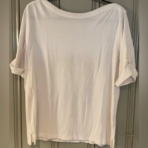 Karen Scott White Long Sleeve Tee
